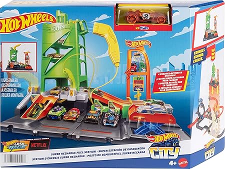 Hot Wheels City Super Fuel station-HTN79