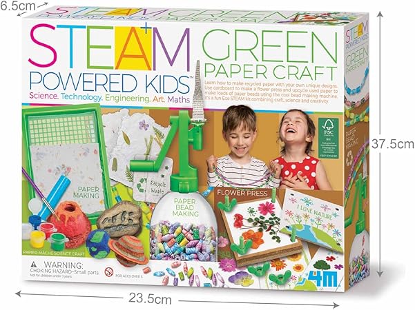 4M STEAM Green Paper Craft-00-05542