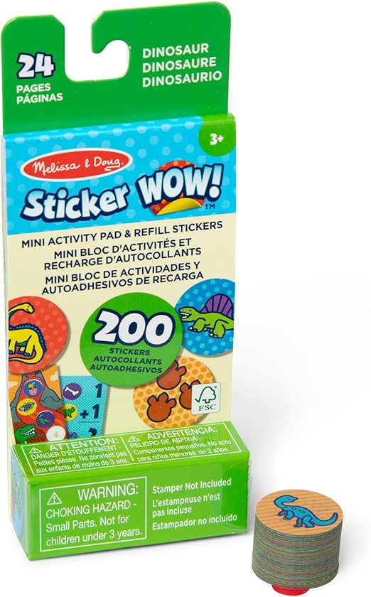 Sticker WOW Mini Activity Pad  Dinosaur-MD50298