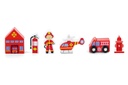 Train Set Accessories Fire Station - Viga 50815