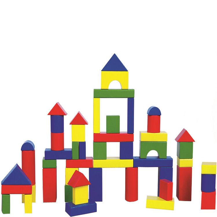 Wooden Jumbo Block Set 50pcs - Viga 59542