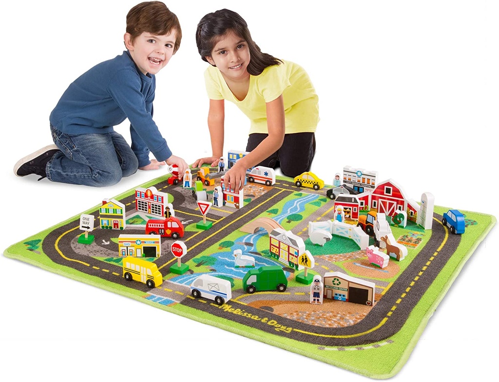 Deluxe Road Rug PlaySet - Melissa & Doug 5195