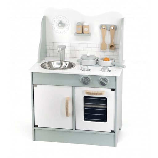 [6971608440489] Green Kitchen with Accessories - PolarB 44048