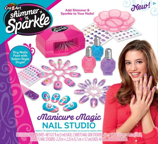 [884920125049] Manicure Magic Nail Studio-Shimmer'n Sparkle 12504