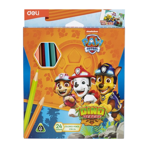 [C116-24] Colored Pencil 24Pcs - Deli C116-24