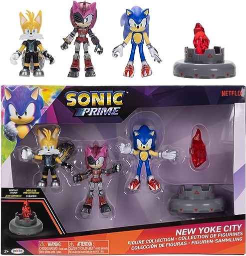 [192995419100] Sonic Prime 2.5" Fig Multipack Wave #1-41910