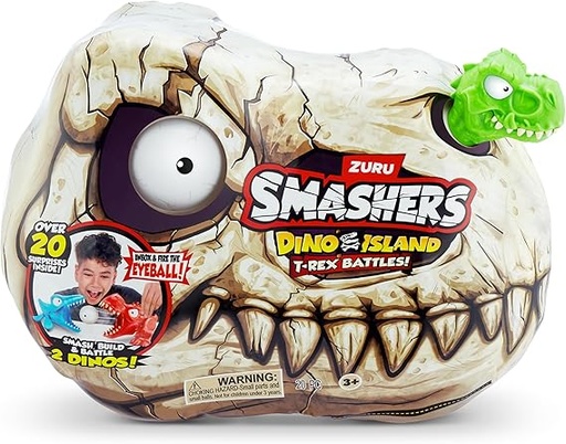 [193052057433] Smashers Dino Island T-Rex Battle Playset-ZURU 74114