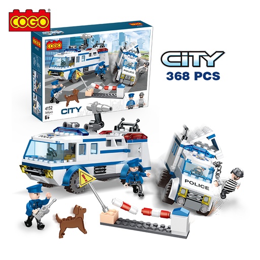 [6937645541527] COGO CITY POLICE 368PCS-C4152