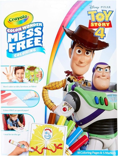 [71662270087] CW Coloring Pad & Markers Toy Story -Crayola 7008