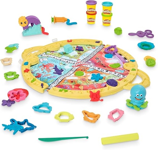 [5010996221070] PLAY-DOH FOLD N GO PLAYMAT STARTER SET-F9143
