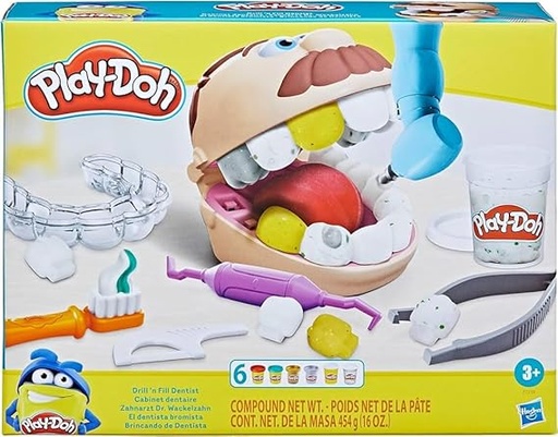 [5010993791835] PLAY-DOH DOCTOR DRILL N FILL GOLD-F1259