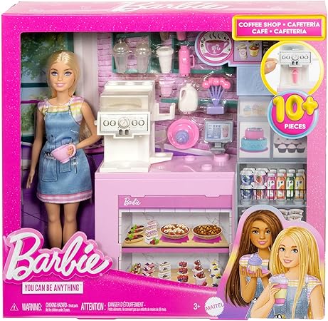 [194735235568] Coffee Shop Playset -Barbie HXN94