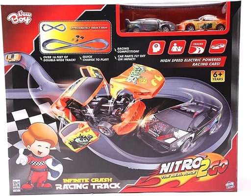 [640516980764] مجموعة سباق Nitro2Go Crash-N2G 698076
