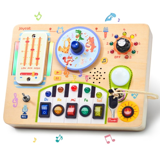 [6978307230151] Wooden LED Busy Board-Joycat MU01