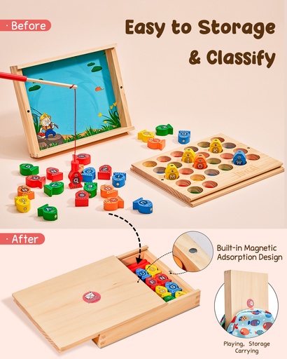 [6978307230076] Alphabet Fishing Game- joycat MF6