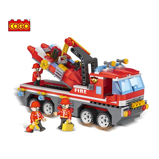 [6937645541367] Firefighting Marine Rescue Vehicle  354PCs - COGO 4136