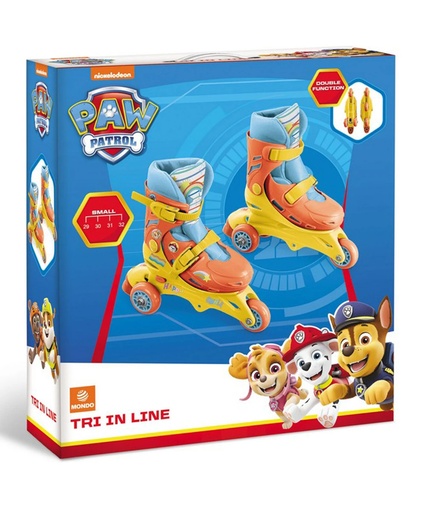 [8001011283132] MONDO ROLLER PAWPATROL SKATES-28313
