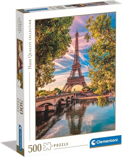 [8005125355242] CLEM PUZZLE HQC ALONG THE SEINE 500PCS-35524