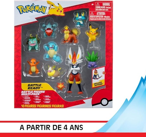 [191726457053] POKEMON BATTLE FIG MULTI 10PACK-PKW2855
