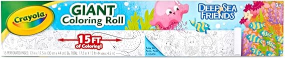 Giant Coloring Roll Under the Sea-Crayola 04-2721