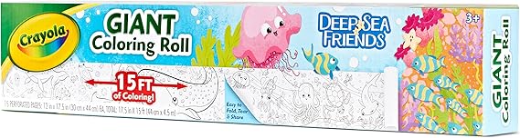 Giant Coloring Roll Under the Sea-Crayola 04-2721