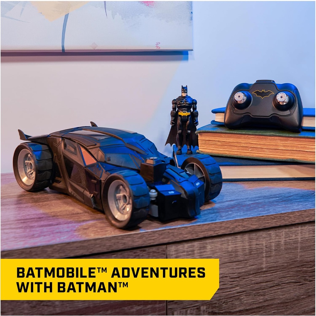 DC BATMAN FIG W/RC 1:20 BATMOBILE-6065425