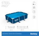 STEEL PRO POOL 2.59 x 1.7 x 0.61m -56403