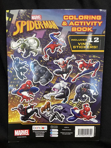 Spider-Man Coloring & Activity Book-10010