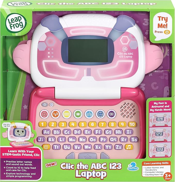 Leapfrog Clic Laptop Pink-80615153