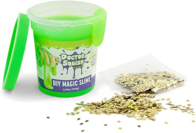 DMAGIC SLIME BR PK GN 100 Gm-DR SQUISH 38494