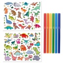 Roarsome Dinosaurs Colouring Set-HBM00908