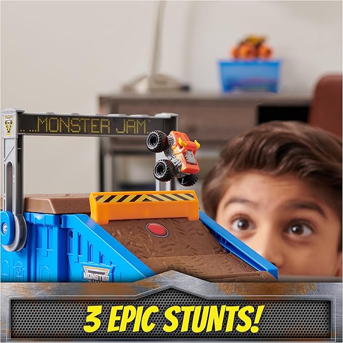 Monster Jam Mini Flip & Go Playset-6064037