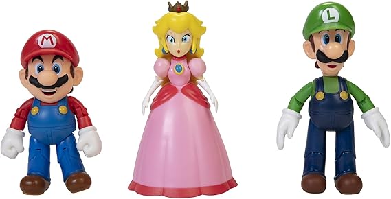 Nintendo 4" Mushroom Kingdom 3Pk-64511