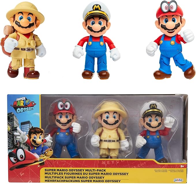 Nintendo 4" Odyssey 3-Pack - 40653