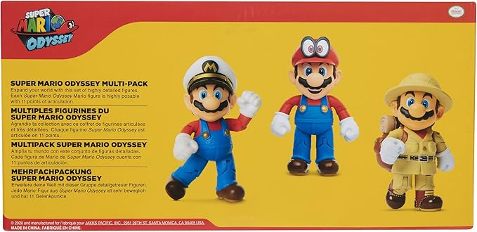 Nintendo 4" Odyssey 3-Pack - 40653