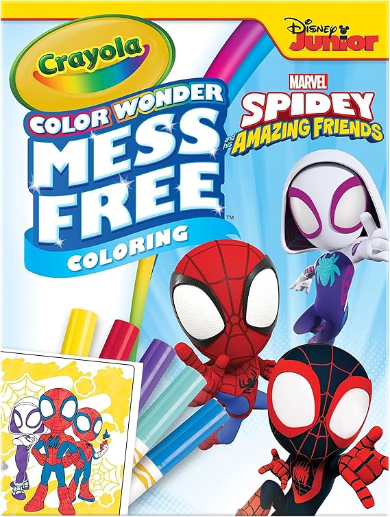 CW Coloring Spidey Pad & Markers -2784