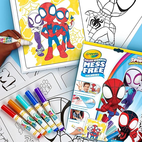 CW Coloring Spidey Pad & Markers -2784