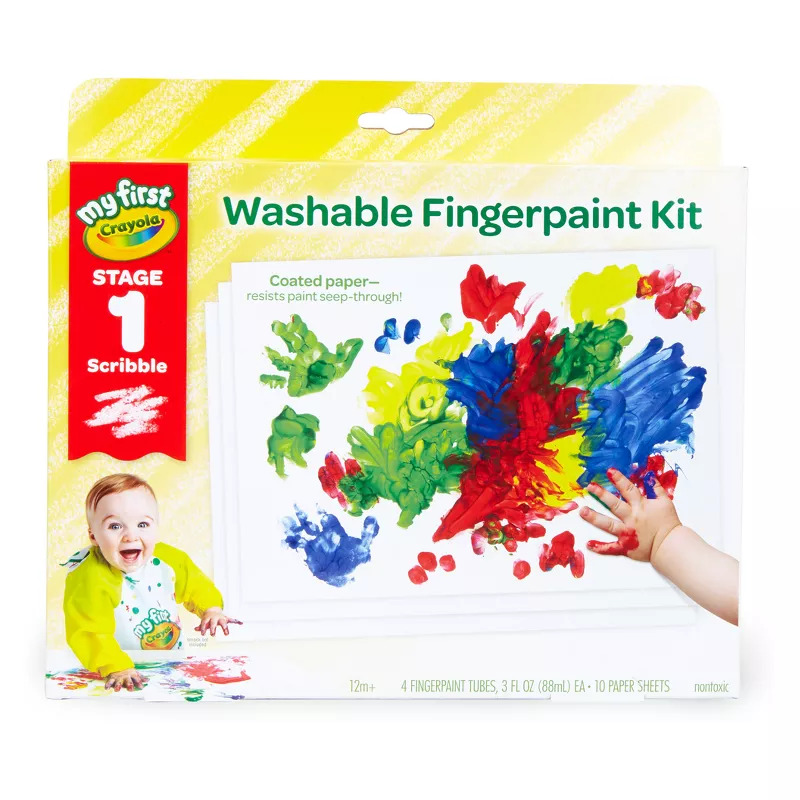 Crayola Washable Fingerpaint Kit-1452