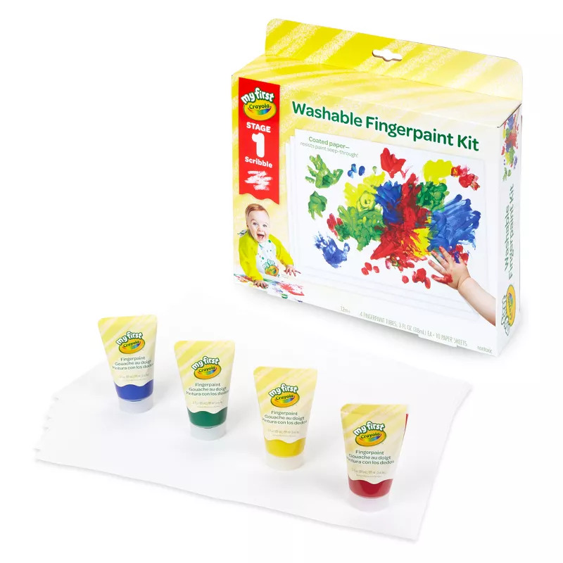 Crayola Washable Fingerpaint Kit-1452