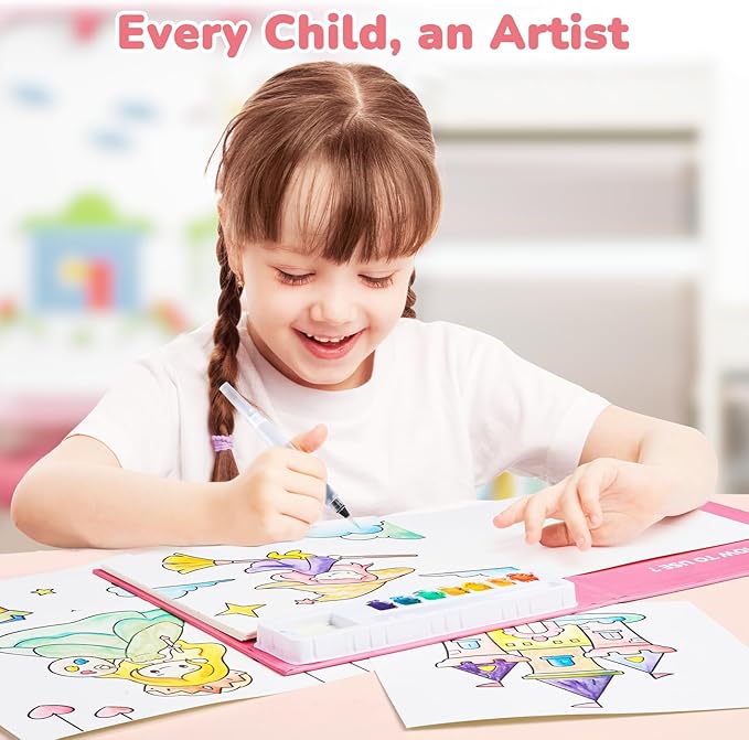 Water Color Painting Unicorn-Joycat SCHB008