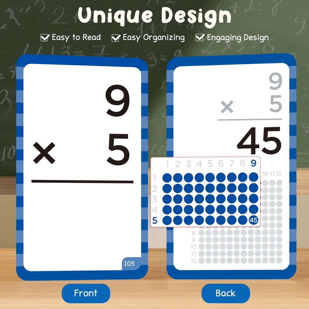 Multiplication Flash Cards 156 cards-Joycat MG2