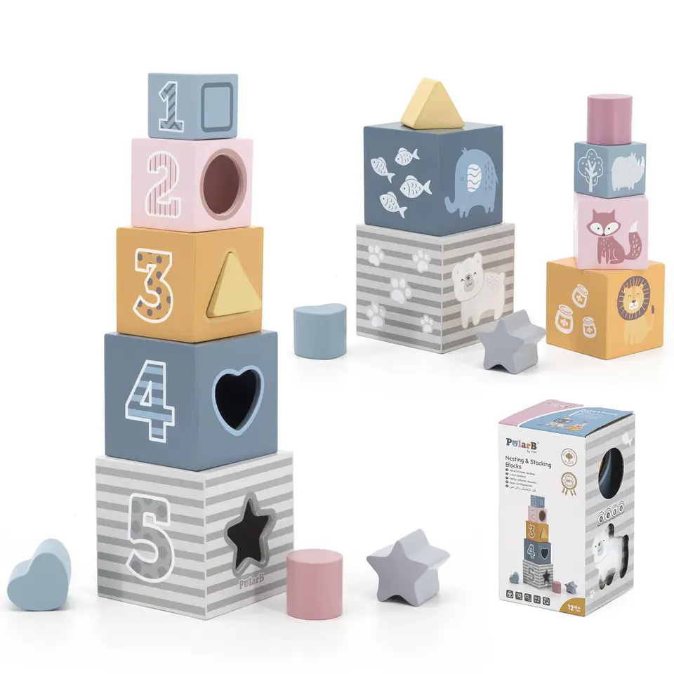 Nesting & Stacking Blocks-Viga 44016