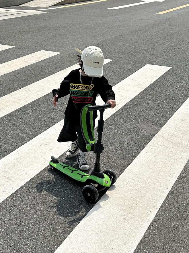 Lamborghini Scooter w/ Seat Green-LB2005-S-GN