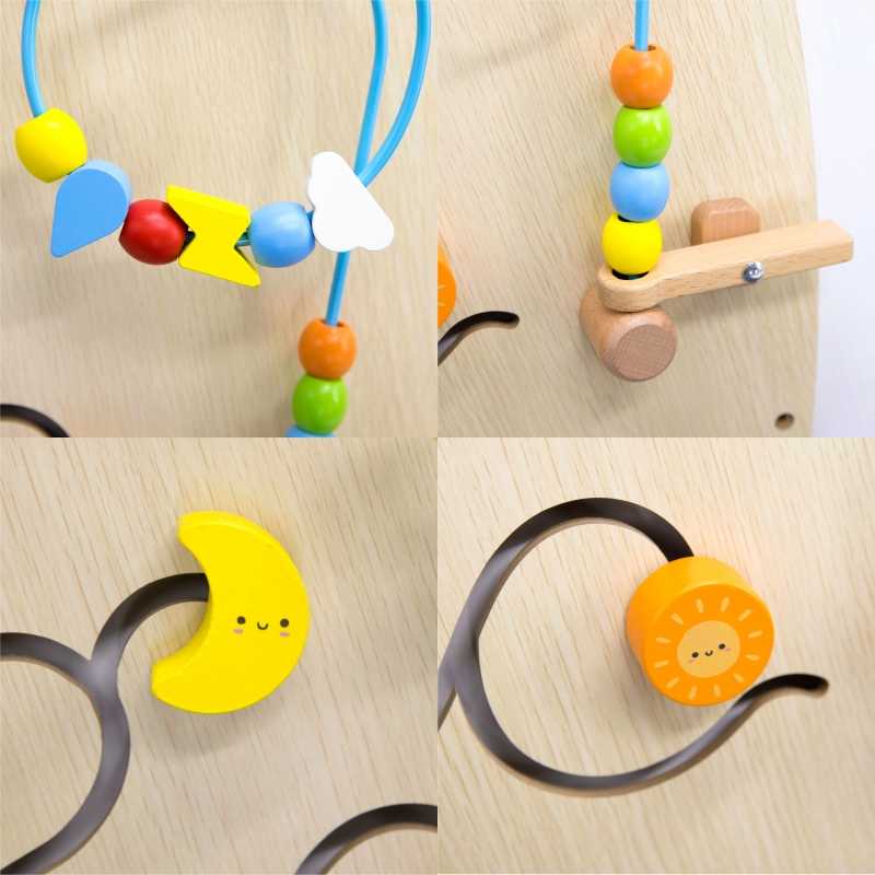 Wall Toy: Activity Sensory Arc Wooden-Viga 44765