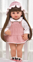 Dress & Hat Set Asst.3 Colors 22Inch Arabic Dolls Silicone -YEEZWOOD JX299-38