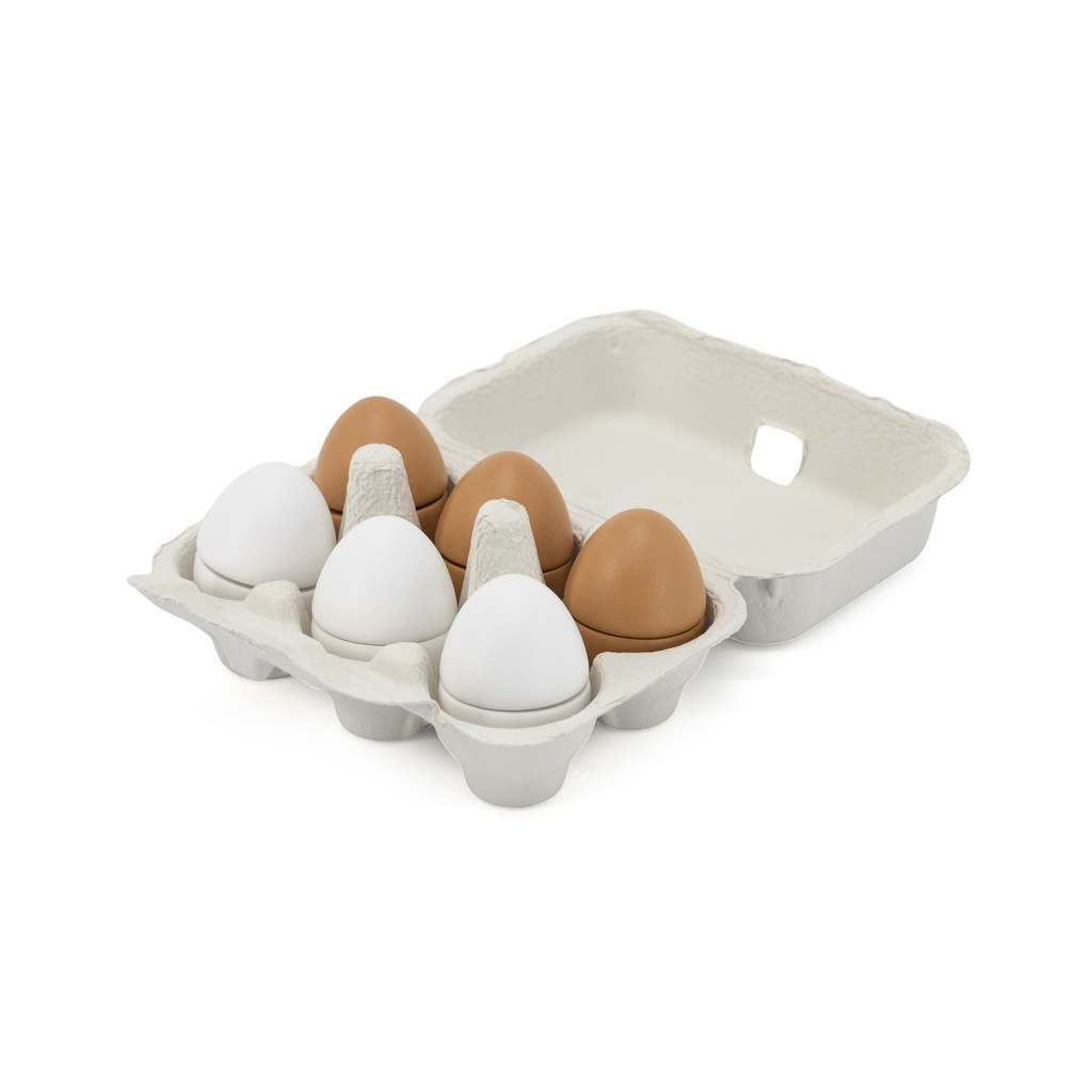 Wooden Eggs to Cut 6 pcs-Viga 44752