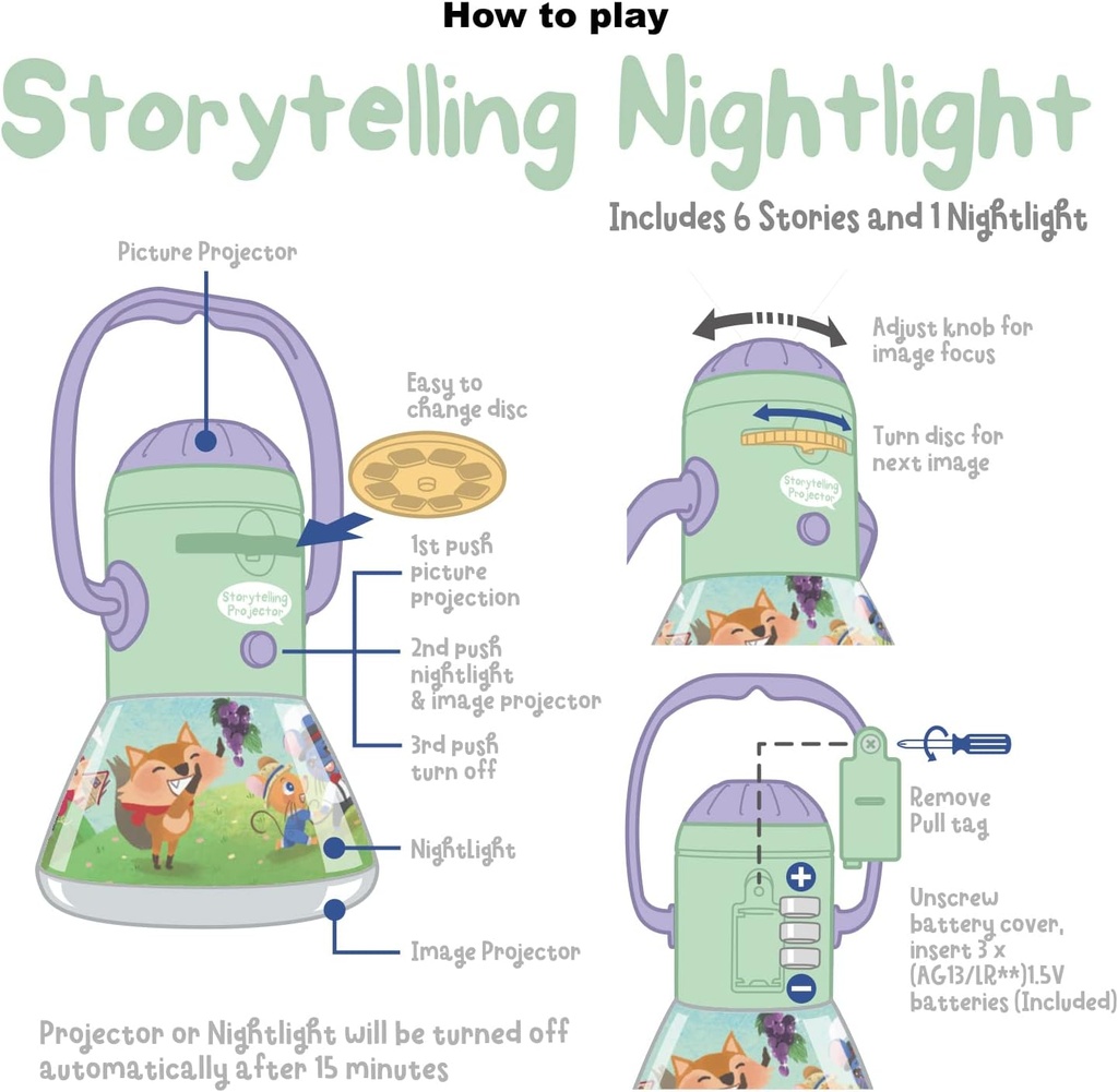STORYTELLING NIGHTLIGHT-AF6309ST