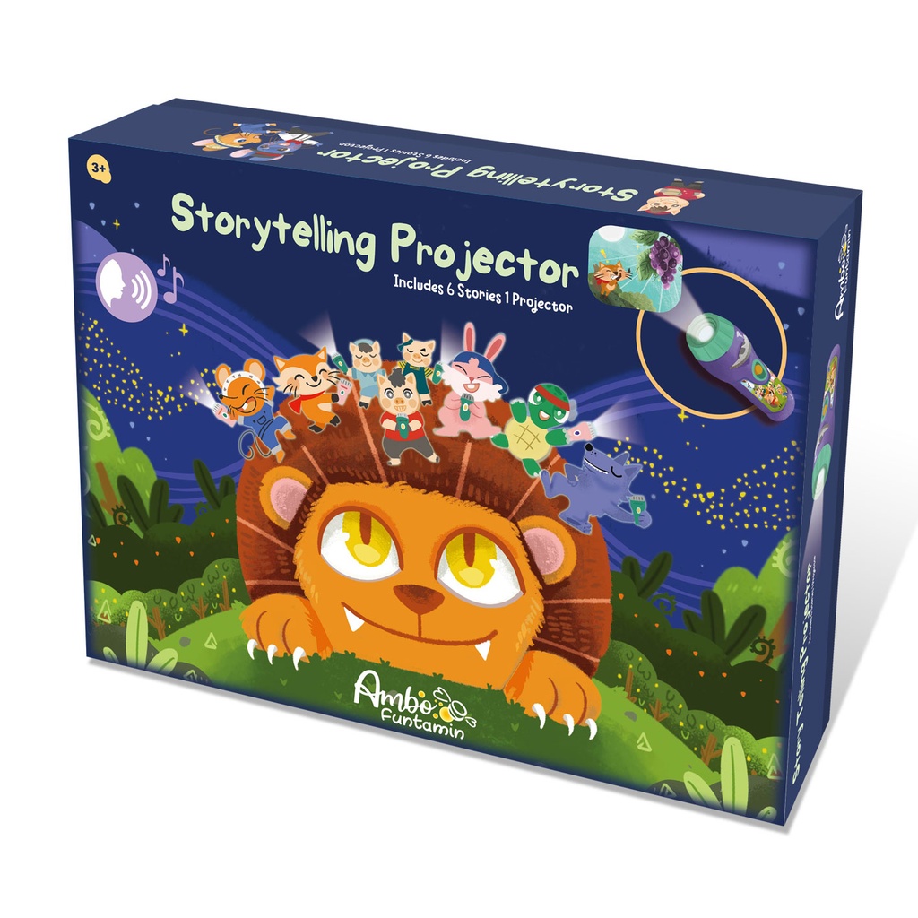 STORYTELLING TORCH PROJECTOR AESOP FABLES-AF6339ST-GB