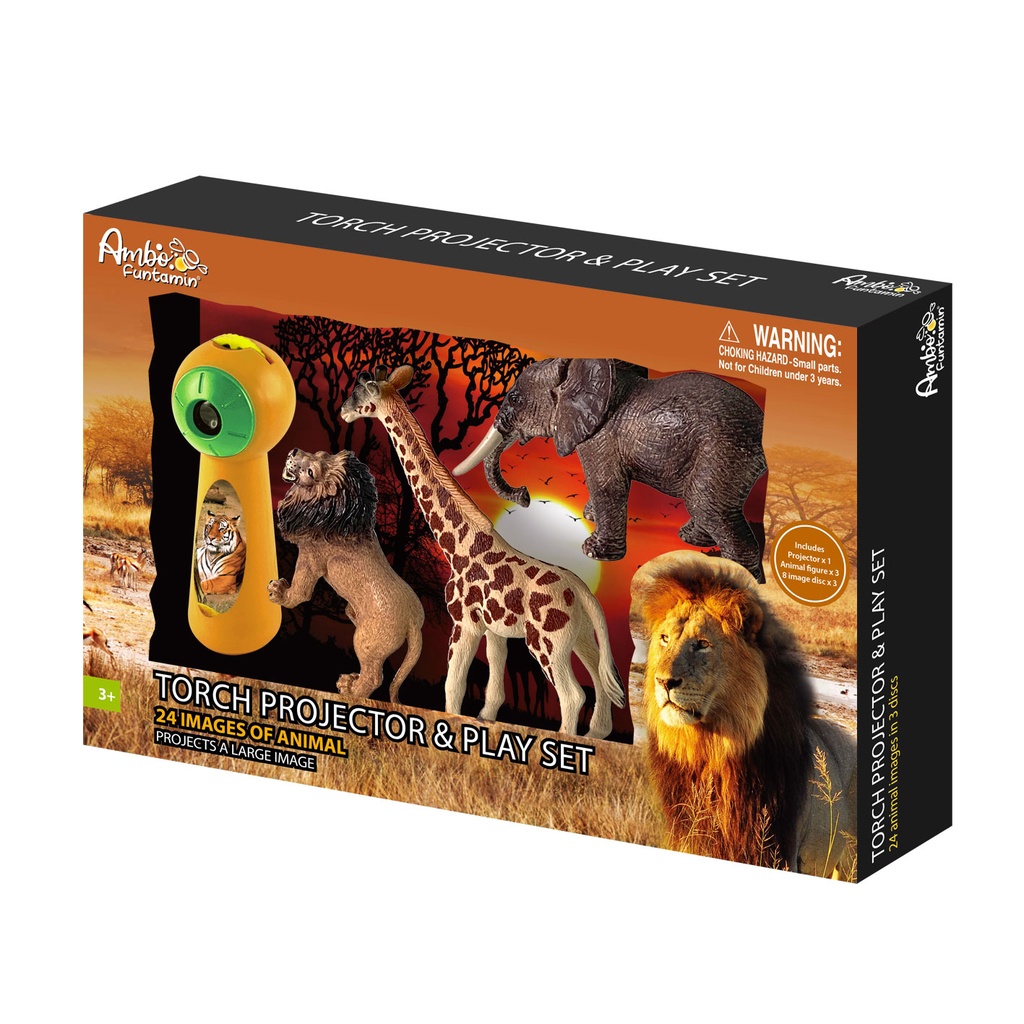 PROJECTOR AND ANIMAL PLAYSET-AF6305WW