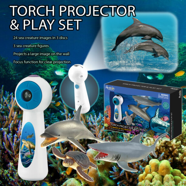 PROJECTOR AND SEA CREATURE PLAYSET-AF6305SW